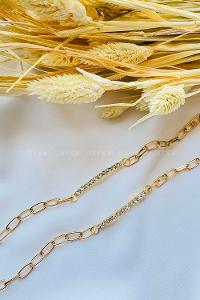 Modalamelif Gold Su Yolu Detaylı Bileklik