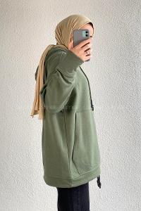 Modalamelif  Berendıne Z Üç İplik Sweat Çağla Yeşili