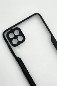 Modalamelif Samsung A12 Platin Silikon Telefon Kılıfı Siyah