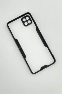 Modalamelif Samsung A12 Platin Silikon Telefon Kılıfı Siyah