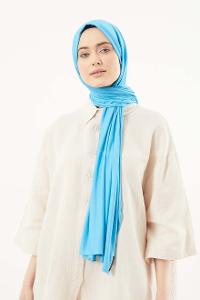 Modalamelif Koyu Gök Mavisi Penye Şal