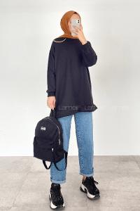 Lamelif Cep Detaylı Revivo Spor Sırt Çanta Siyah