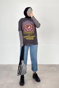 Lamelif Union Model Bel Çanta Gri