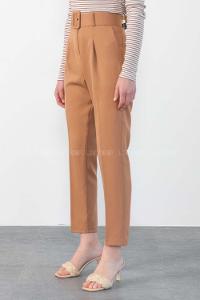 Modalamelif Geniş Kemerli Pantolon Camel