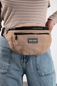 Lamelif Union Model Bel Çanta Vizonrengi