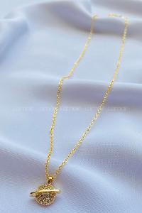 Gold Gold Straight Necklace