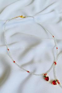 White Gold Straight Necklace