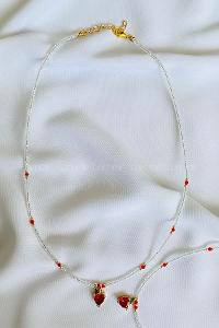 White Gold Straight Necklace