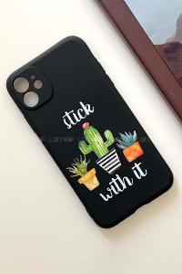 Black Printed Iphone 11 Phone Case