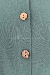 Pastel Green Shirt Collar Long Arm Ayrobin Unprinted Shirt