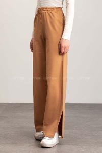 Brown With Milk Regular Trousers High Waist Regular Cut Bottom Tracksuit