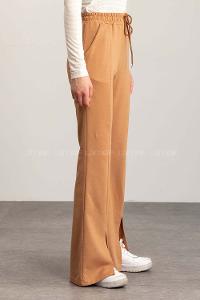 Brown With Milk Regular Trousers High Waist Regular Cut Bottom Tracksuit