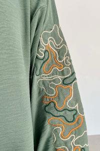 Mint Green Crew Neck Long Arm Without Accessories Ayrobin Trousers Comfortable Suit