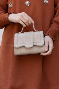 Mink Buckle Skin Hand Bag Bag