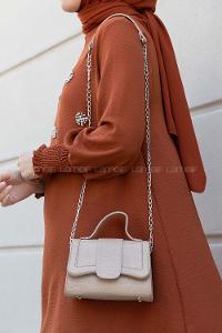 Mink Buckle Skin Hand Bag Bag