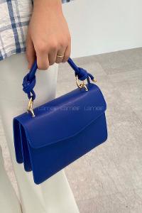 Blue Buckle Skin Hand Bag Bag