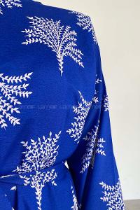 Saxe Mock Turtle Neck Cotton Printed Dresess