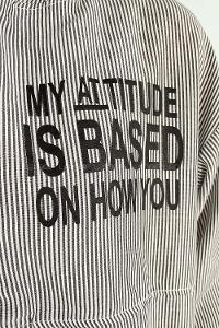 Black Hood Neck Cotton Printed Tunic