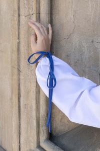 Indigo Shirt Collar Cotton Unprinted Dresess