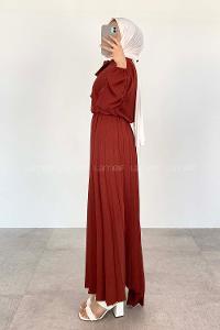 Tile Crew Neck Ayrobin Unprinted Dresess