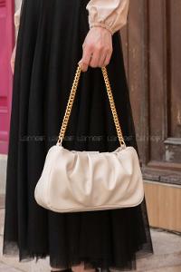 Cream With Suspenders Skin Hand Bag Bag