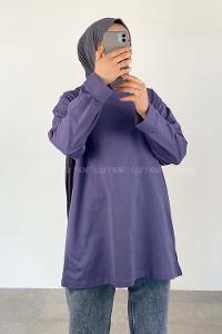 Plato Crew Neck Long Arm Unprinted Sweatshirt