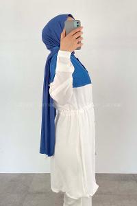 White Shirt Collar Long Arm Ayrobin Unprinted Shirt