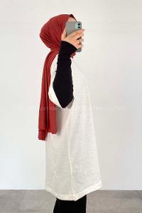 White Crew Neck Half Arm Arm Cotton Printed T-shirt