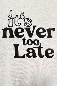 White Crew Neck Half Arm Arm Cotton Printed T-shirt