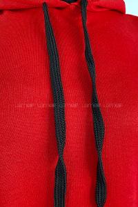 Lamelif Düz Tesettür Model Spor Tunik Kırmızı