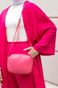 Lamelif Mini Urban Çapraz Askılı Çanta Pembe