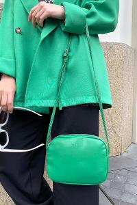 Lamelif Mini Urban Çapraz Askılı Çanta Yeşil
