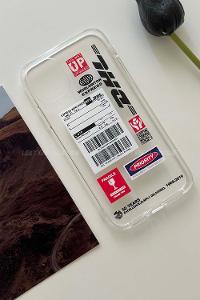 Lamelif ıPhone 11 Baskılı Şeffaf Telefon Kılıfı