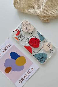 Lamelif ıPhone 7/8 Plus Baskılı Şeffaf Telefon Kılıfı