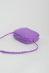 Lilac Buckle Skin Hand Bag Bag