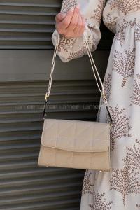 Mink Buckle Skin Hand Bag Bag