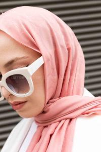 Powder Cotton Fabric Viscose Fabric Straight Shawl