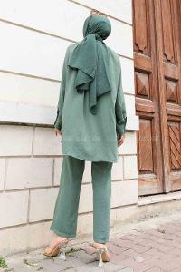 Modalamelif 3 Bronşlu Ayrobin Takım Çağla Yeşili