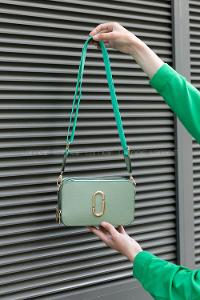 Plum Green Buckle Skin Hand Bag Bag