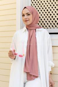 Powder Combed Fabric Straight Shawl