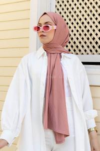 Powder Combed Fabric Straight Shawl