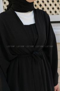 Black Normal Neck Bat Sleeve Arm Belted Ayrobin Regular Trousers Comfortable Suit