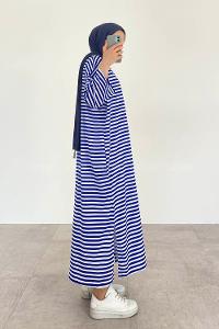 Saxe Crew Neck Cotton Printed Tunic