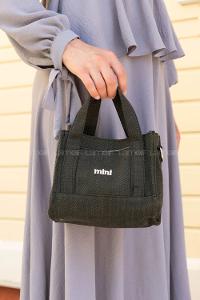 Khaki Buckle Skin Hand Bag Bag