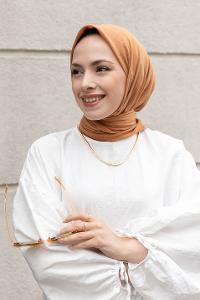 Modalamelif Keten Eşarp Hardal Sarısı