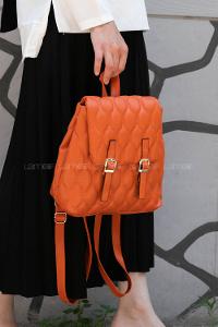 Orange Buckle Iron Hand Bag Bag
