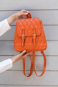 Orange Buckle Iron Hand Bag Bag