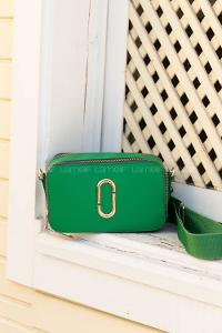 Lamelif  ikiGözlü El Omuz Çapraz Çanta Yeşil