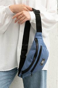 Blue Buckle Skin Hand Bag Bag