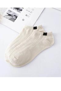 Lamelif 10 Çift Çok Renkli Kadın Bilek Boy Koton Patik Çorap